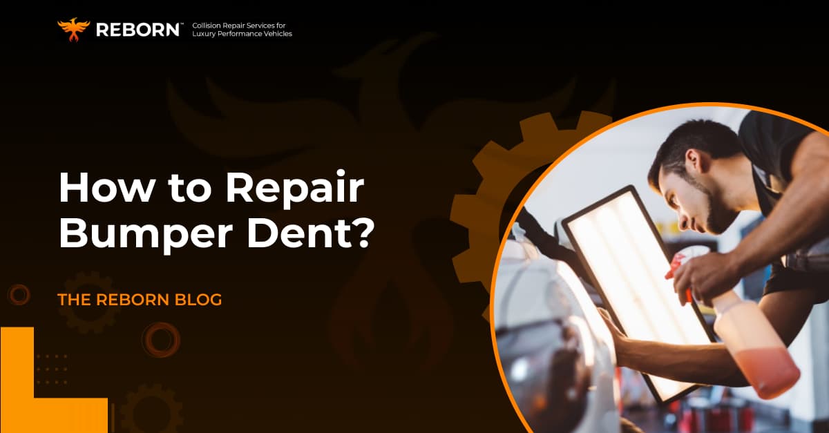 How to Repair Bumper Dent?
